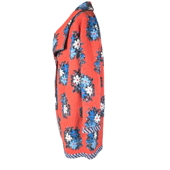 Soft Surroundings Eulalia Boiled Wool Jacket w/ 3D Tufted Embroidery size - Picture 3 of 11